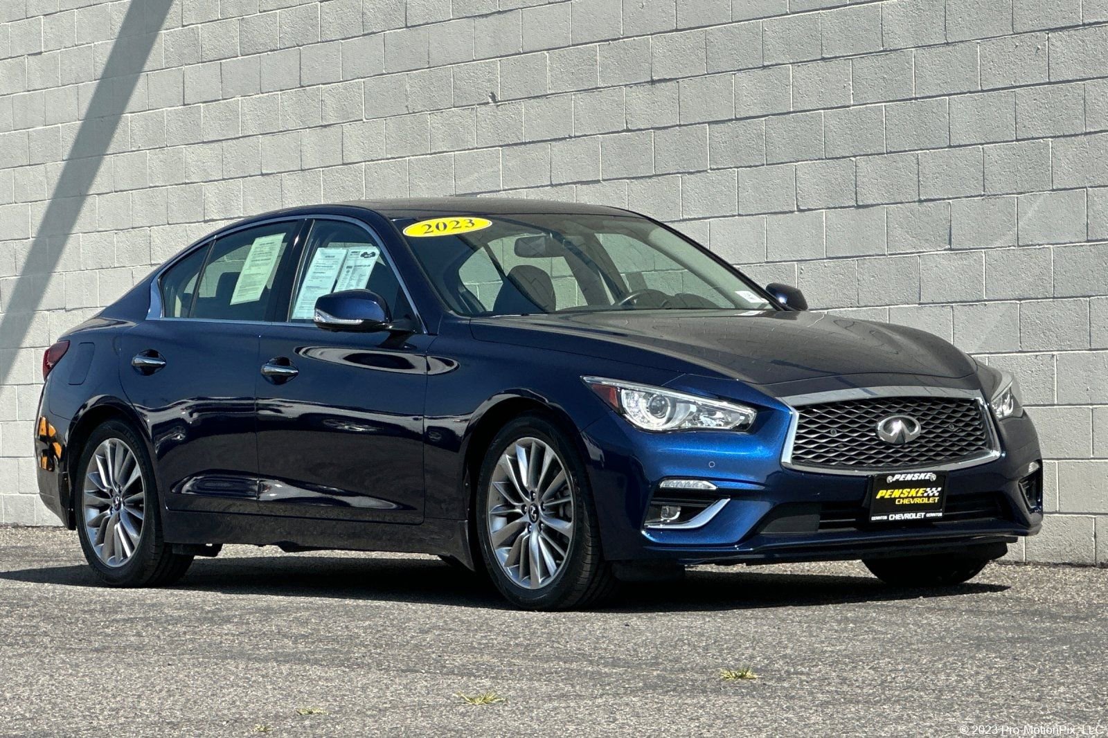 Used 2023 INFINITI Q50 Luxe w/ Cargo Package RWD image 1