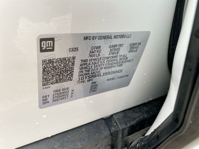 Used 2025 Cadillac Escalade Premium Luxury w/ LPO, Floor Liner Package image 33