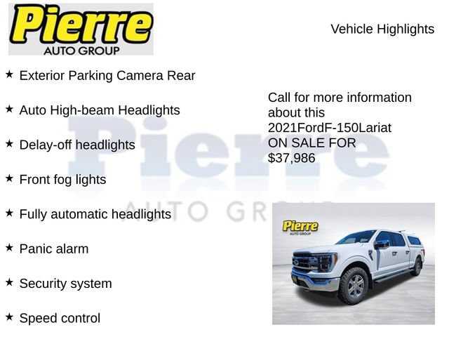 Used 2021 Ford F150 Lariat w/ Equipment Group 502A High AWD/4WD image 13