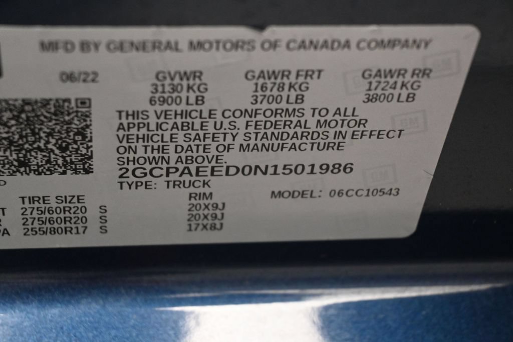 Used 2022 Chevrolet Silverado 1500 LTZ RWD image 18
