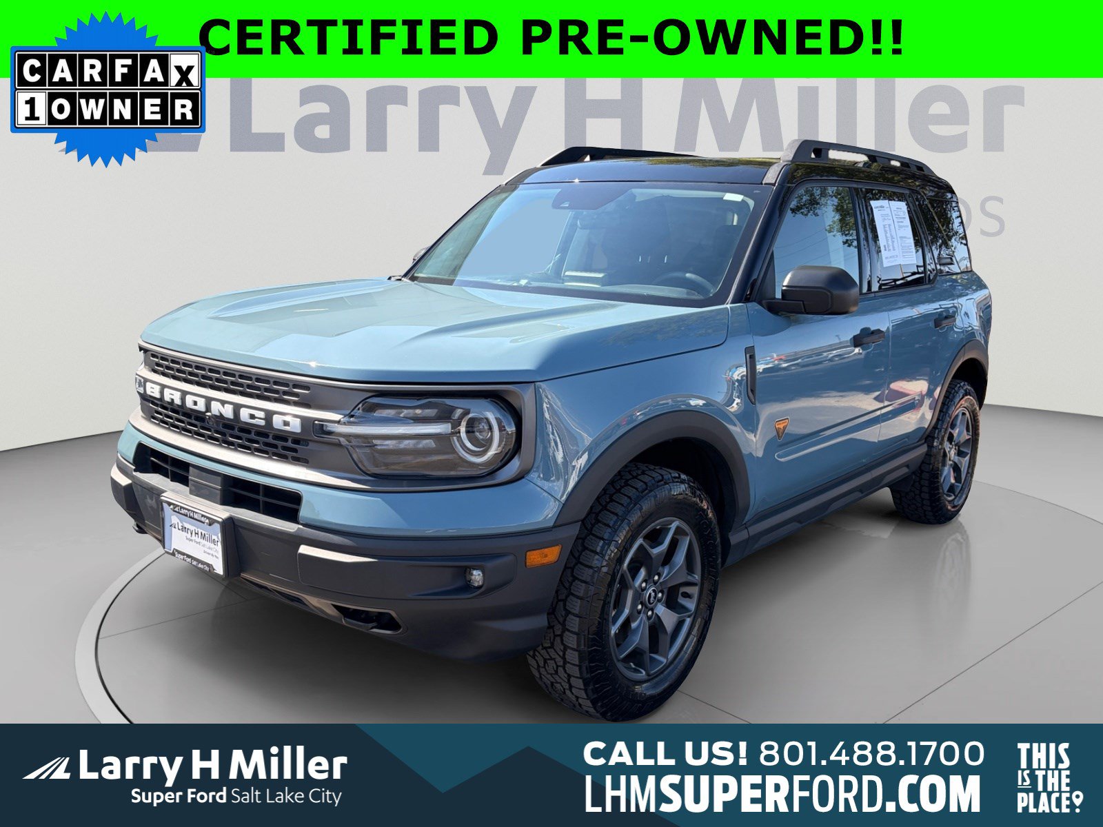 Certified 2021 Ford Bronco Sport Badlands