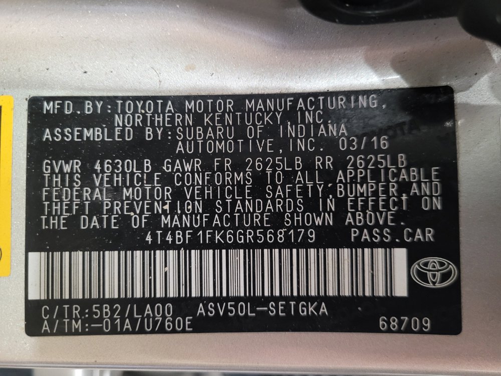Used 2016 Toyota Camry XLE FWD image 33