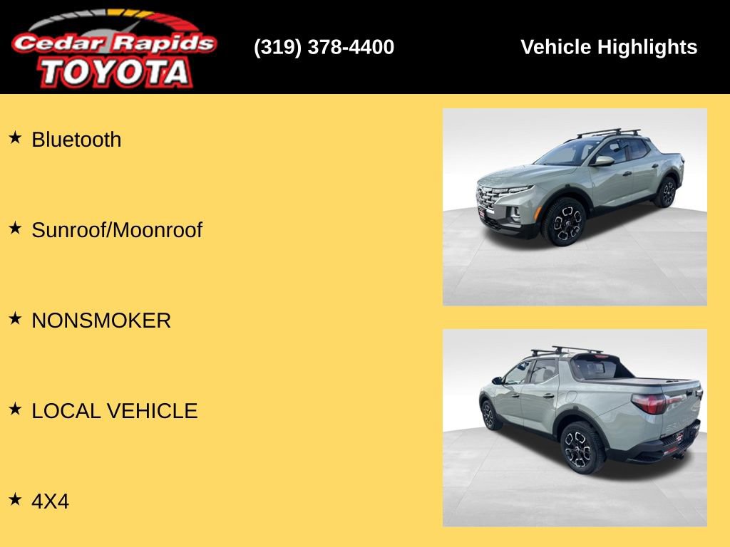 Used 2022 Hyundai Santa Cruz SEL w/ Activity Package image 15