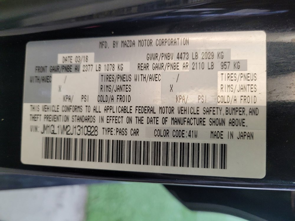 Used 2018 MAZDA MAZDA6 Touring FWD image 33