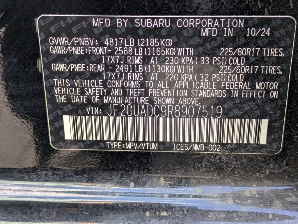 Used 2024 Subaru Crosstrek 2.0i Premium image 34