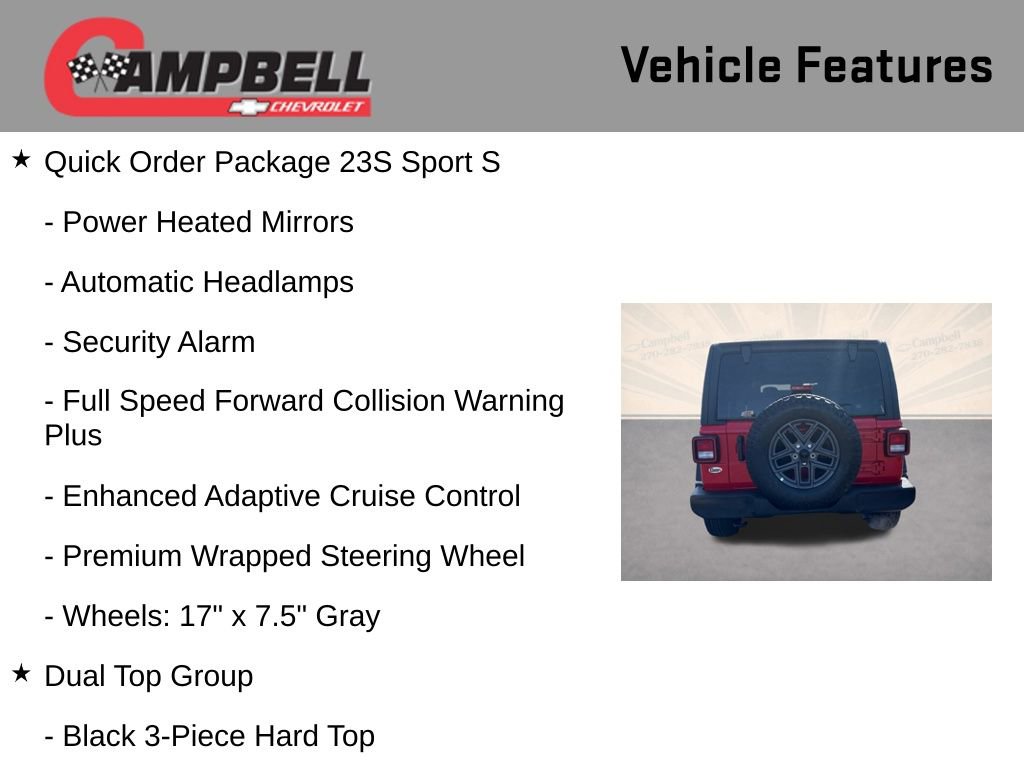 Used 2025 Jeep Wrangler Sport S image 16