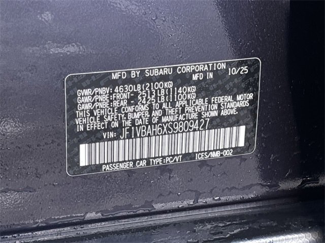 New 2025 Subaru WRX Premium image 30