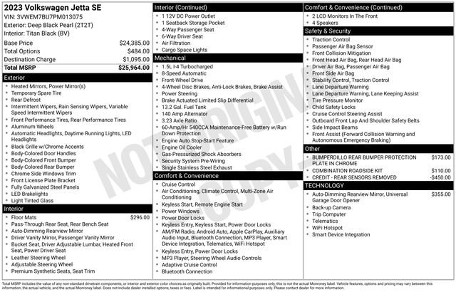 Used 2023 Volkswagen Jetta SE image 33