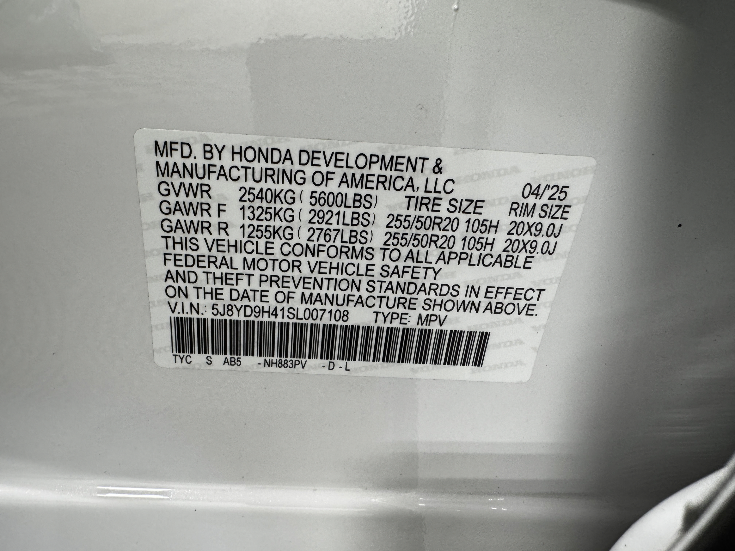 Certified 2025 Acura MDX w/ Technology Package FWD image 42