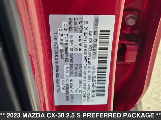Certified 2023 MAZDA CX-30 AWD 2.5 S w/ Preferred Package image 23