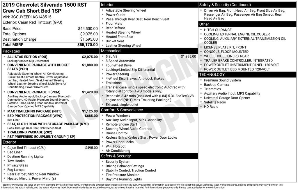Used 2019 Chevrolet Silverado 1500 RST w/ All-Star Edition AWD/4WD image 39