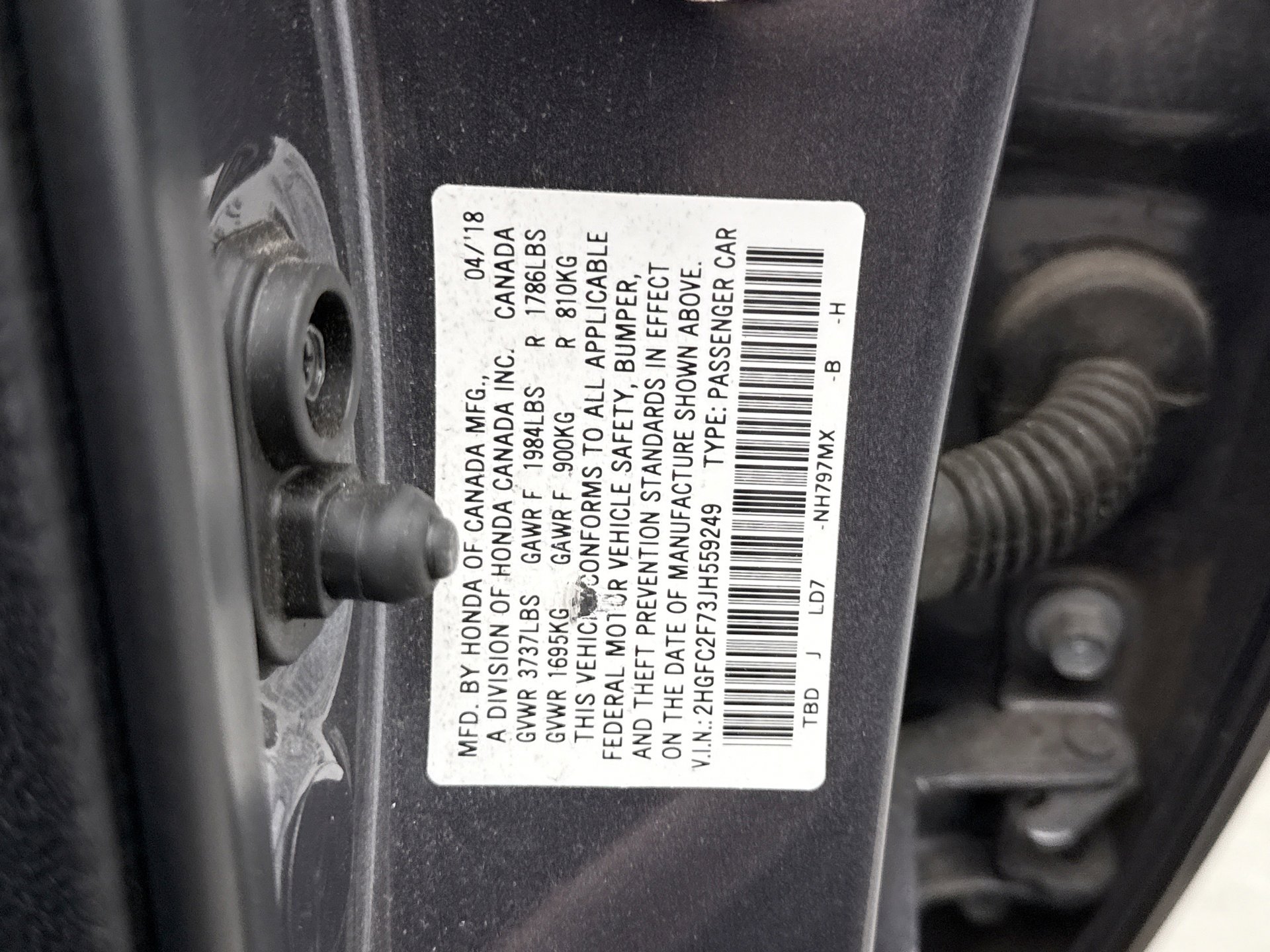Used 2018 Honda Civic EX image 11