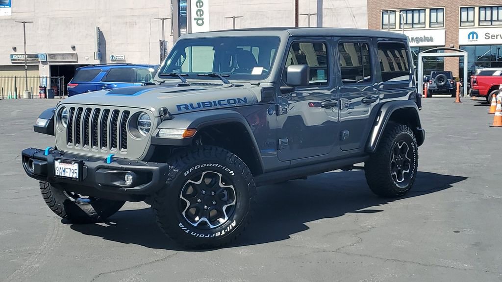 Used 2022 Jeep Wrangler Unlimited Rubicon 4xe w/ Steel Bumper Group AWD/4WD image 33