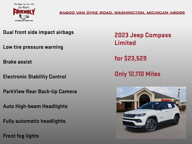Used 2023 Jeep Compass Limited AWD/4WD image 20