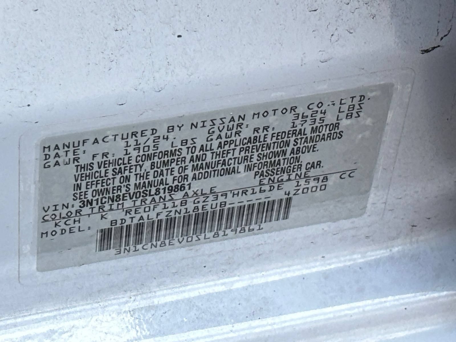 Used 2025 Nissan Versa SV FWD image 26