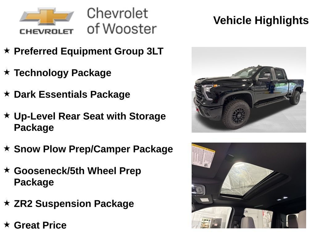 New 2026 Chevrolet Silverado 2500 ZR2 w/ LPO, Dark Essentials Package AWD/4WD image 2