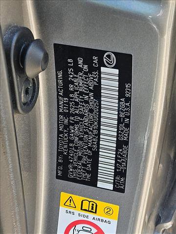 Used 2019 Lexus ES 350 F Sport w/ Accessory Package 2 FWD image 15