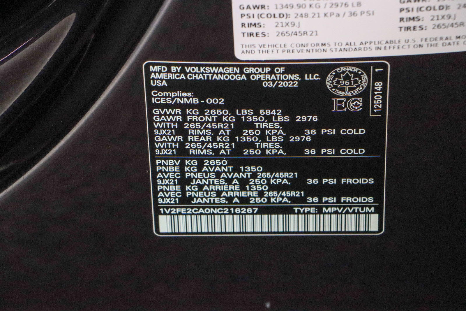 Used 2022 Volkswagen Atlas Cross Sport SEL Premium R-Line image 34