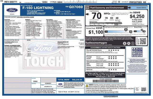 Certified 2024 Ford F150 Lightning Lariat image 3