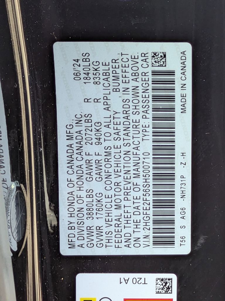 Certified 2025 Honda Civic Sport image 25