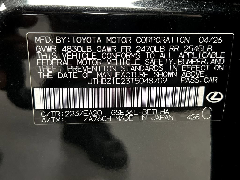 New 2026 Lexus IS 350 F Sport AWD/4WD image 27