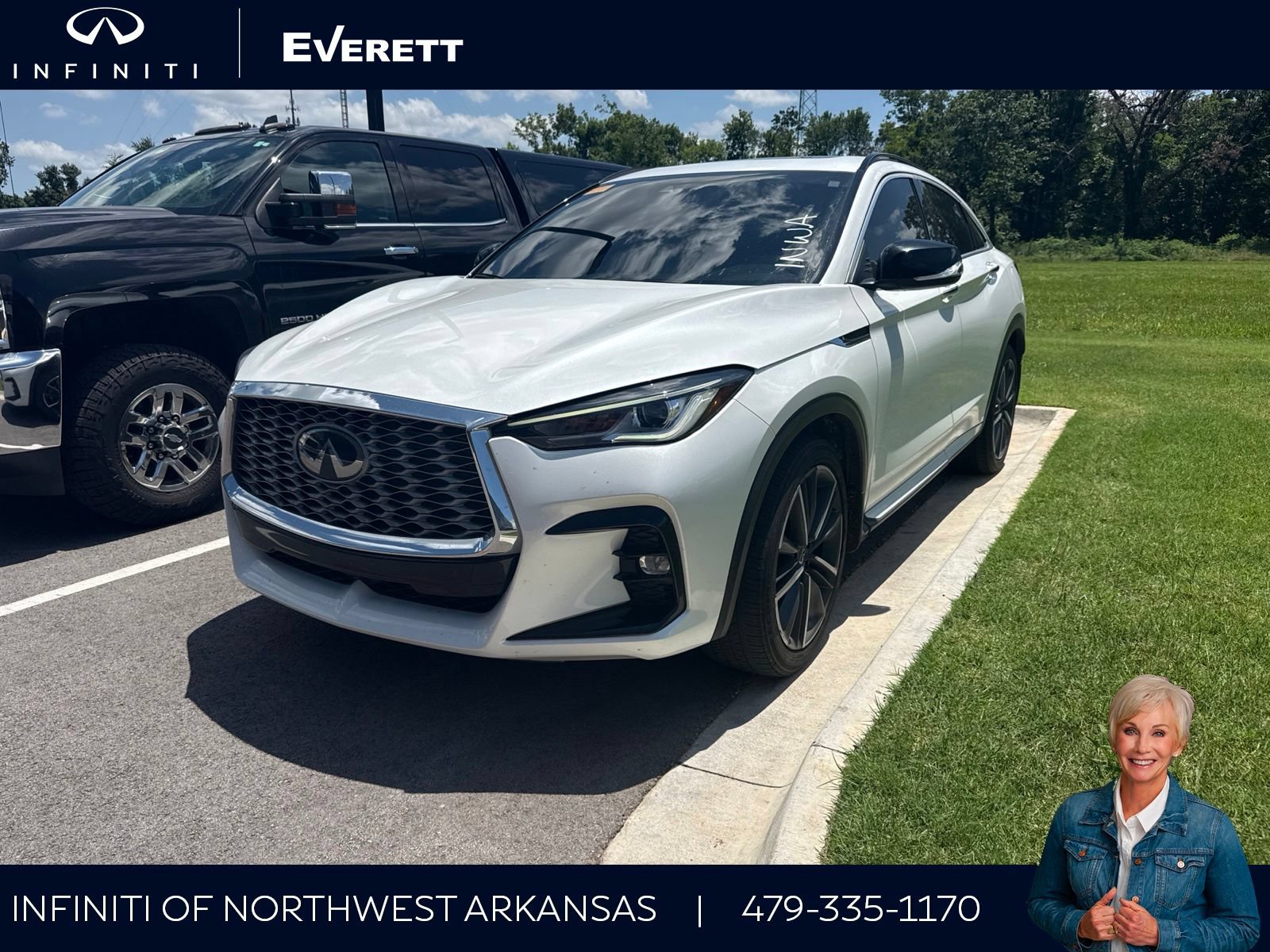 Certified 2023 INFINITI QX55 Luxe w/ Cargo Package