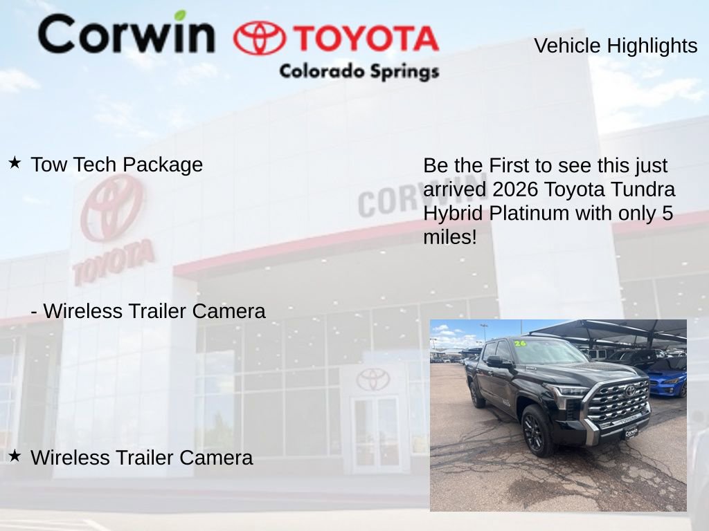 Used 2026 Toyota Tundra Platinum w/ Tow Tech Package AWD/4WD image 4