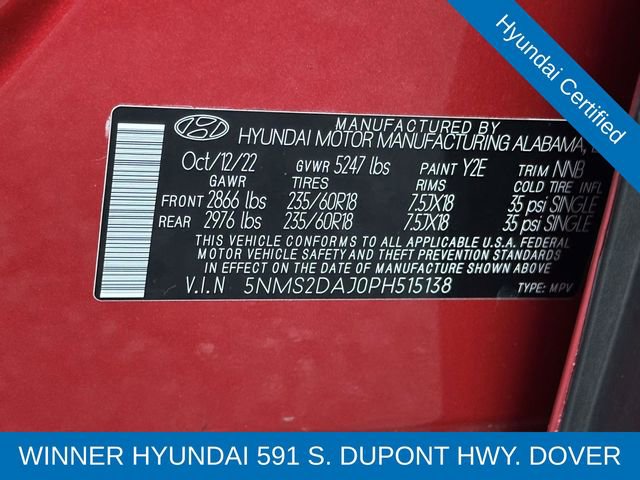 Certified 2023 Hyundai Santa Fe SEL image 26