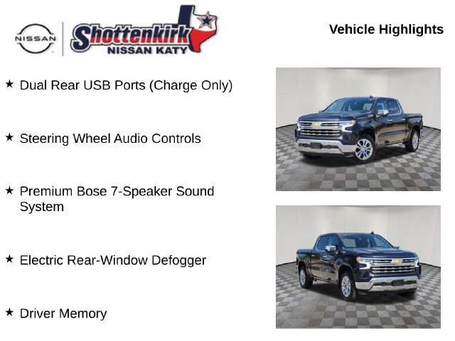 Used 2024 Chevrolet Silverado 1500 LTZ w/ Z71 Off-Road Package AWD/4WD image 19