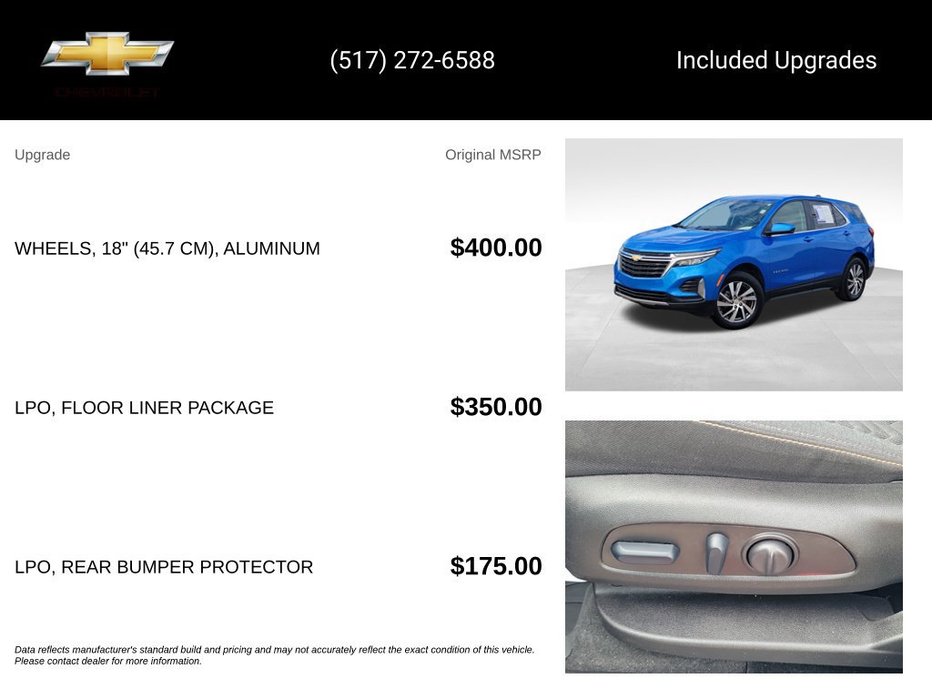 Used 2024 Chevrolet Equinox LT w/ LPO, Floor Liner Package AWD/4WD image 15