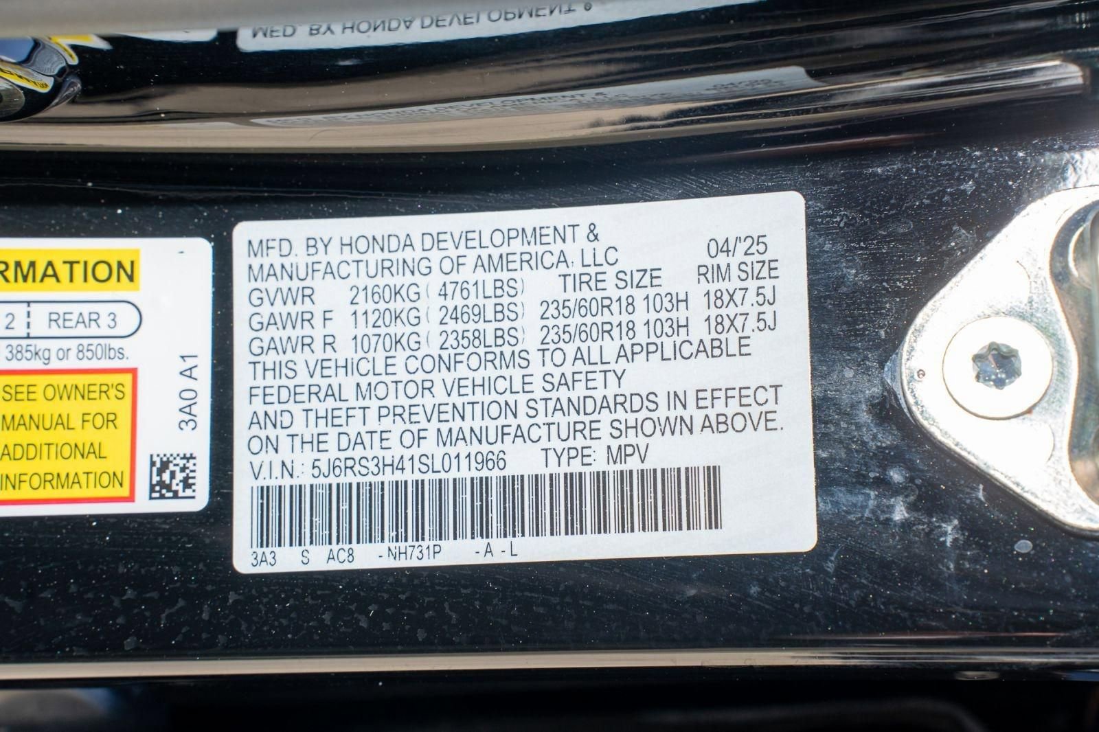 Certified 2025 Honda CR-V EX image 39