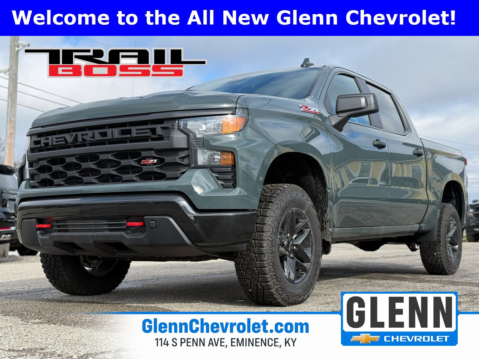 New 2026 Chevrolet Silverado 1500 Custom Trail Boss