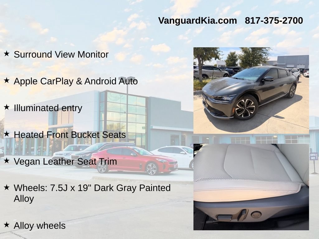 Certified 2023 Kia EV6 Wind w/ Wind Technology Package RWD image 18