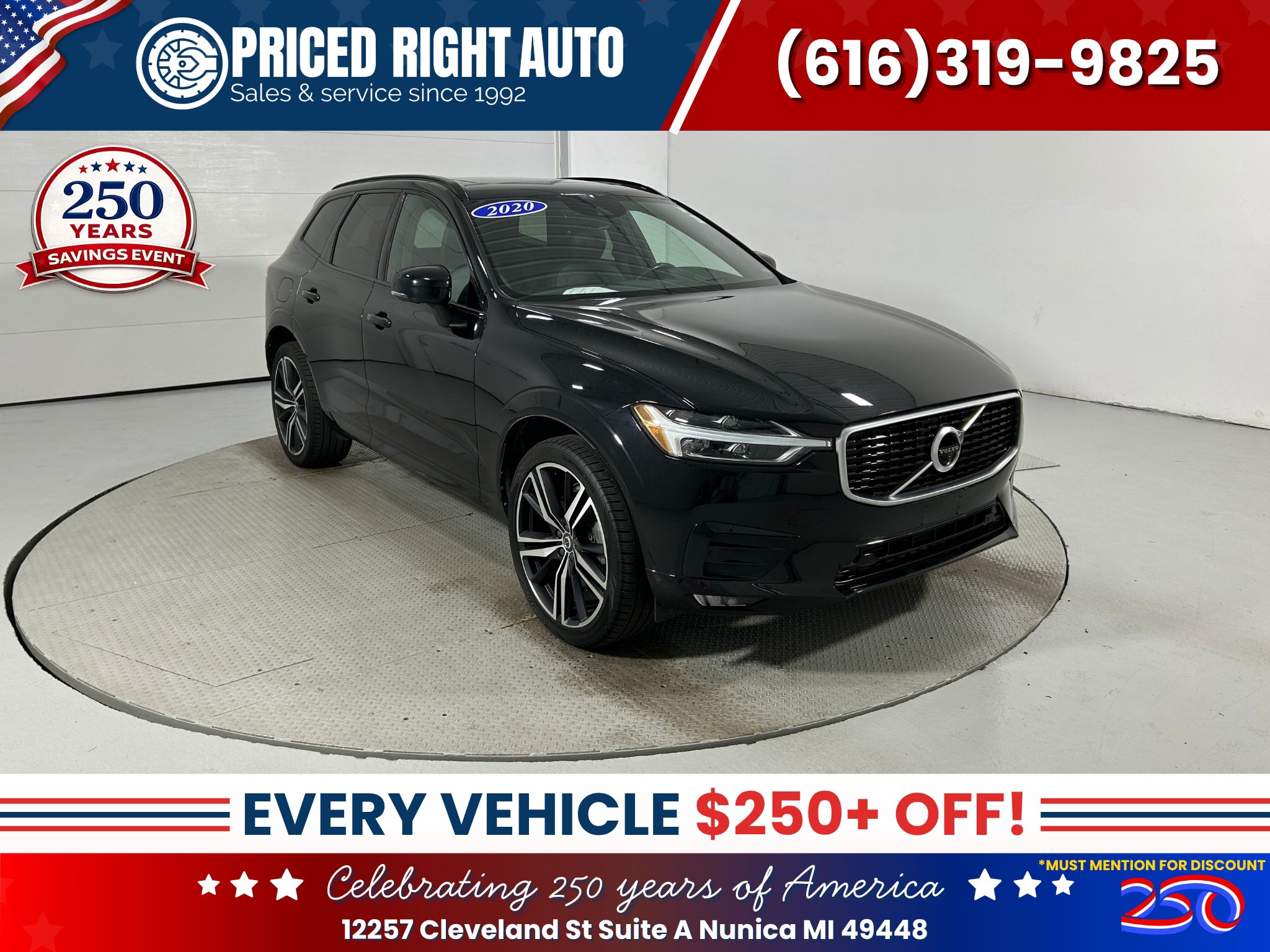 Used 2020 Volvo XC60 T6 R-Design w/ Protection Package Premier