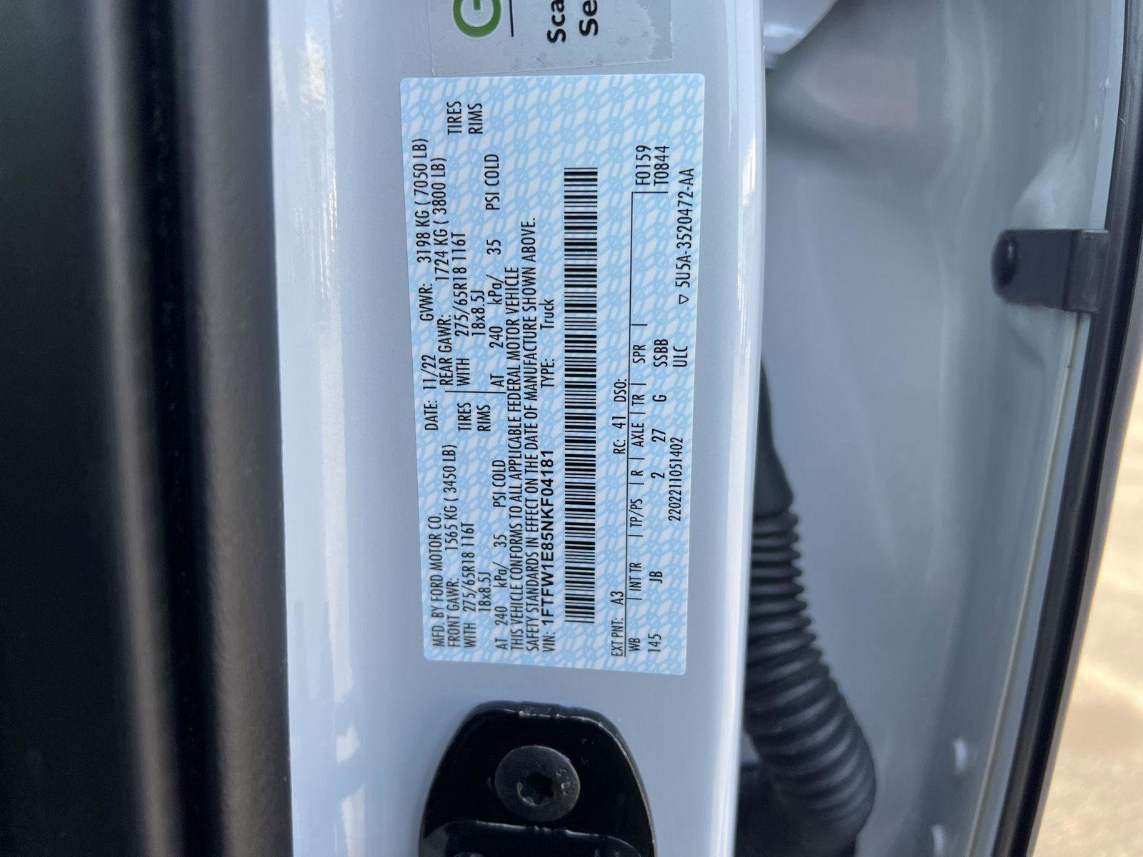 Used 2022 Ford F150 XL w/ STX Appearance Package image 45