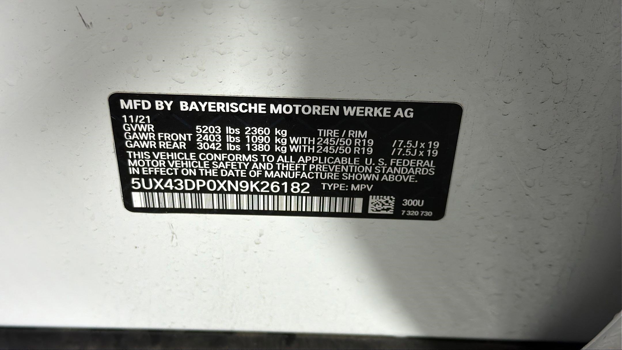 Used 2022 BMW X3 sDrive30i w/ Premium Package 2 RWD image 21