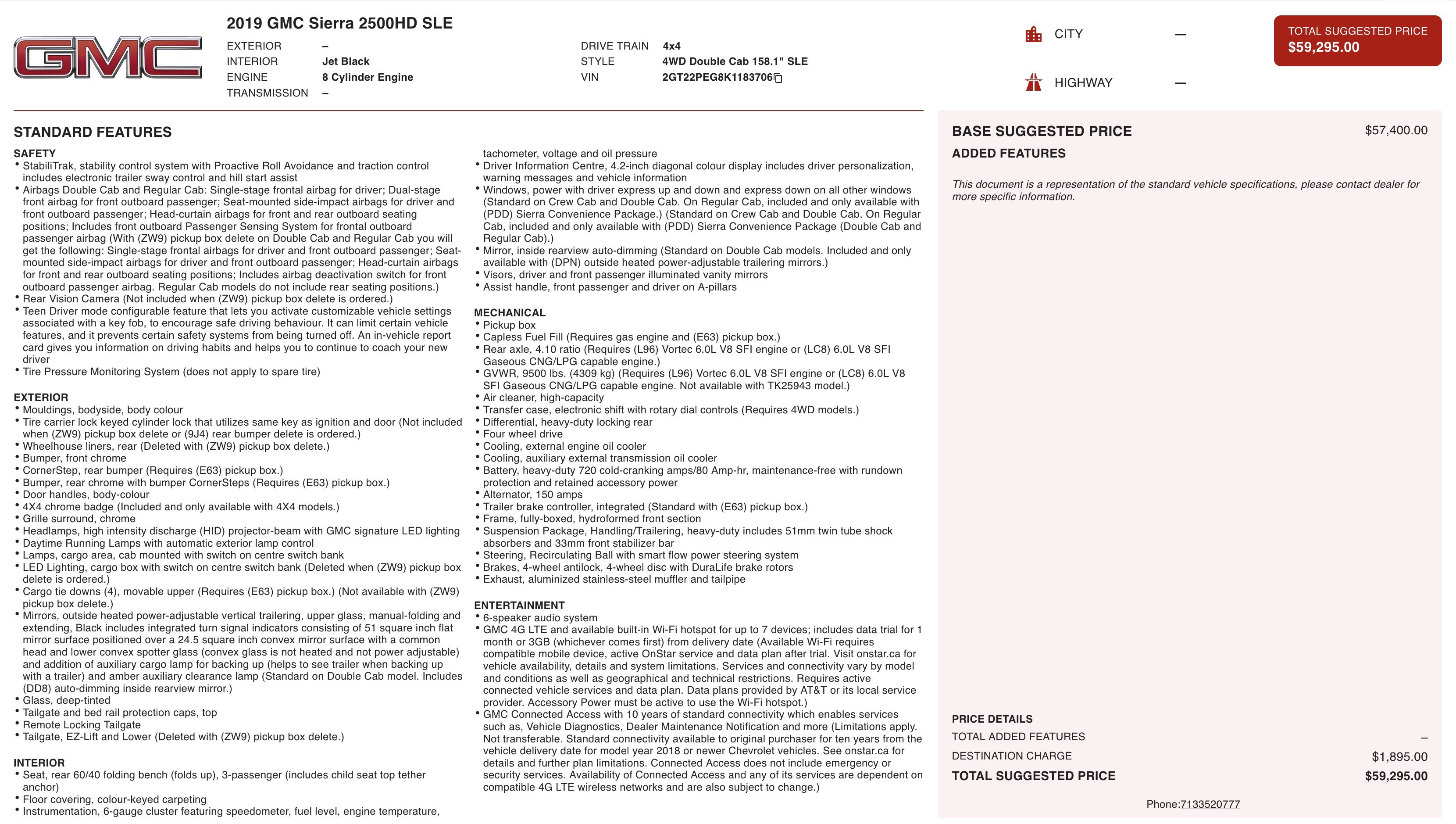 Used 2019 GMC Sierra 2500 SLE image 5