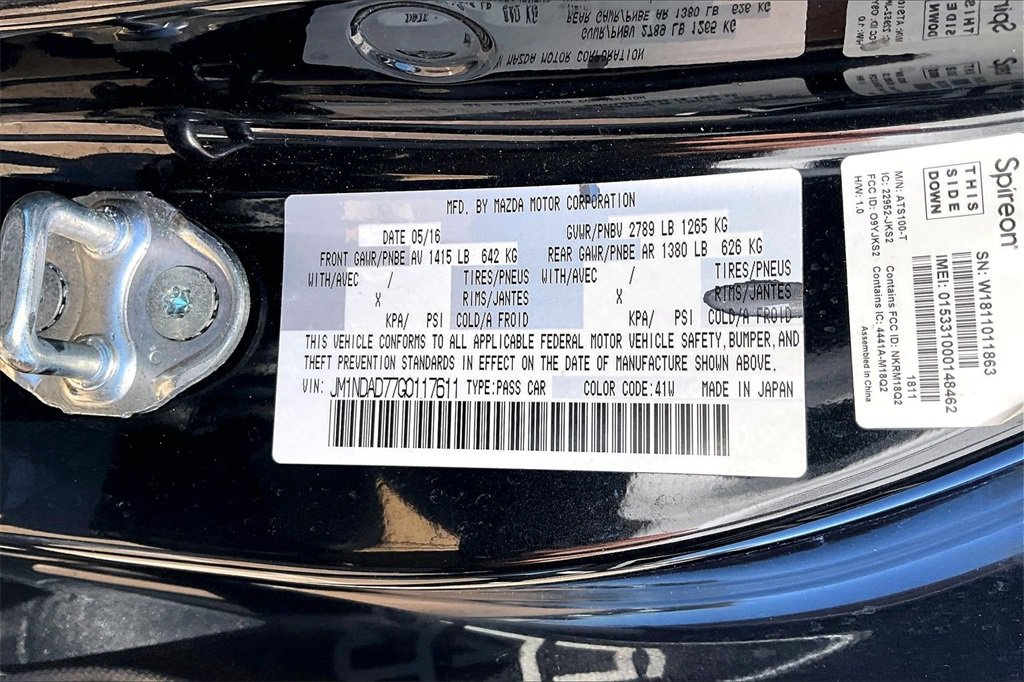 Used 2016 MAZDA MX-5 Miata Grand Touring image 29