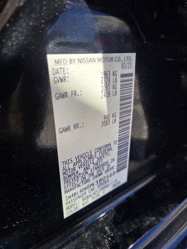 Used 2023 Nissan Altima 2.5 SV image 10