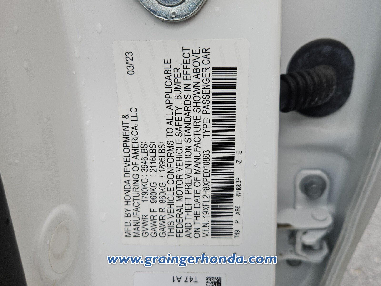 Certified 2023 Honda Civic Sport image 14