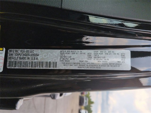 New 2025 Jeep Gladiator Sport image 32