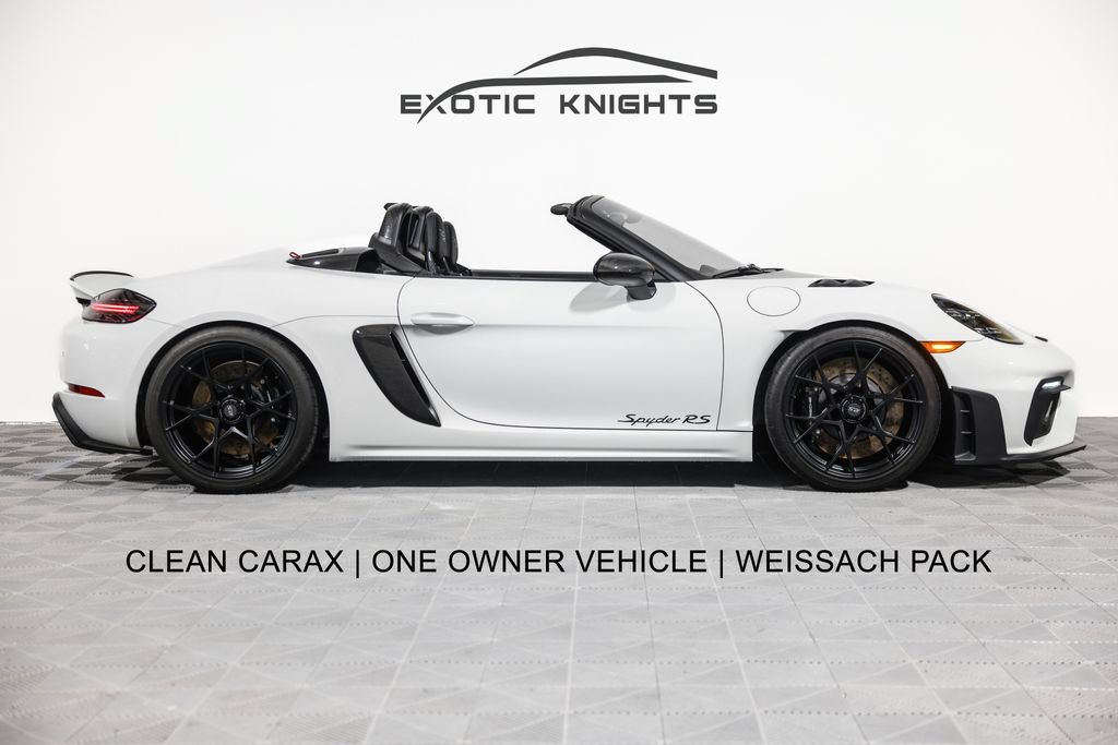 Used 2024 Porsche 718 Boxster Spyder RS w/ Weissach Package RWD image 2