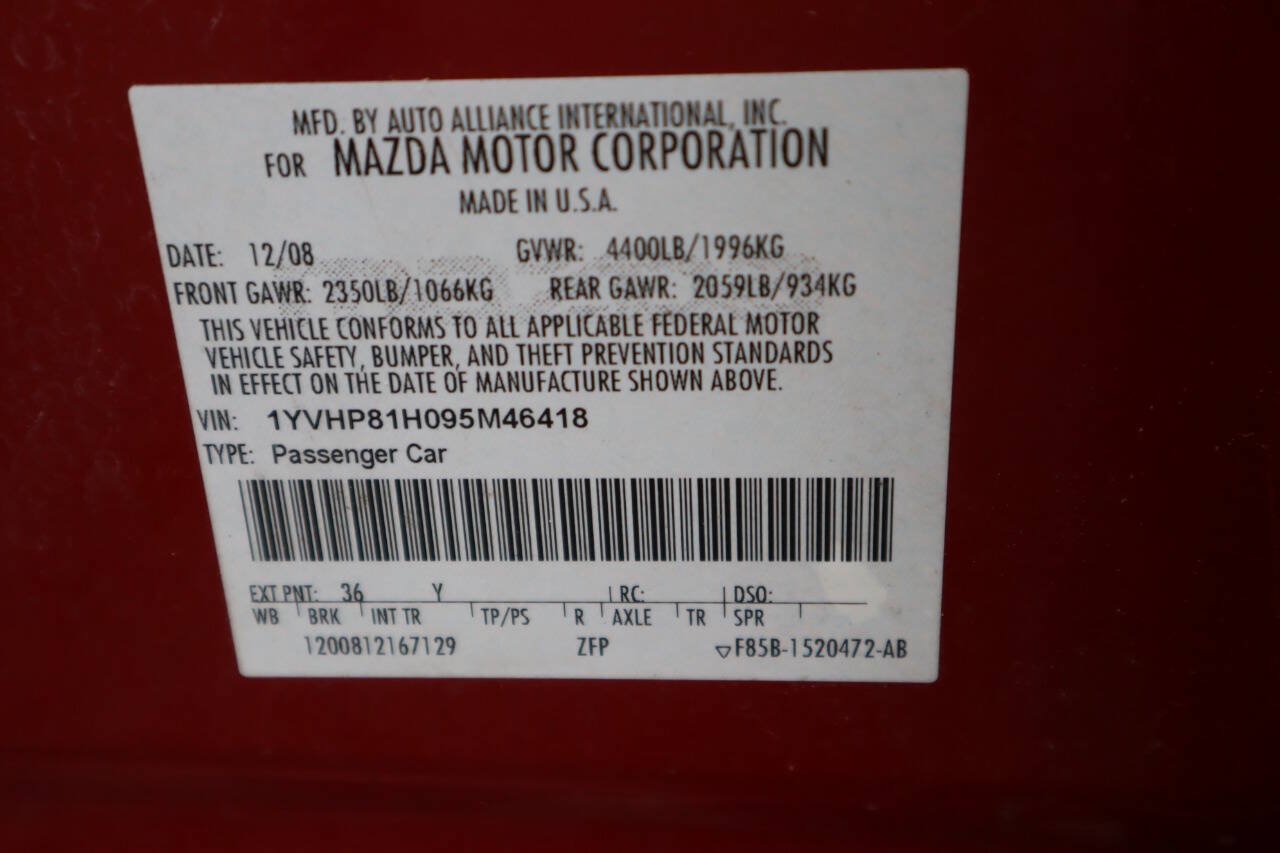 Used 2009 MAZDA MAZDA6 i Sport FWD image 38