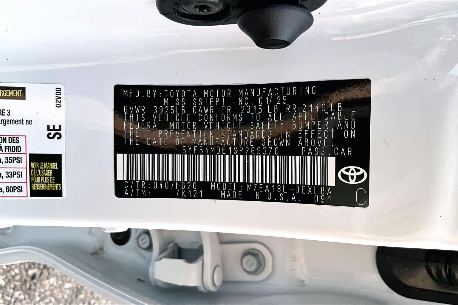 Used 2025 Toyota Corolla LE FWD image 36