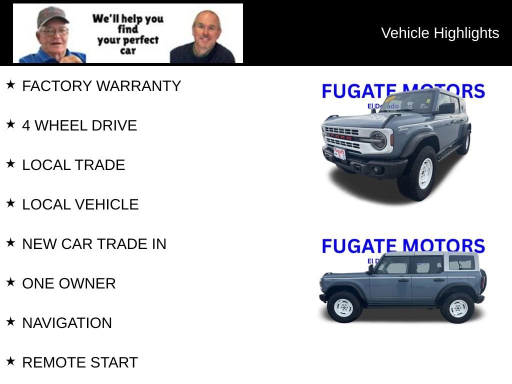 Used 2023 Ford Bronco Heritage Edition AWD/4WD image 8