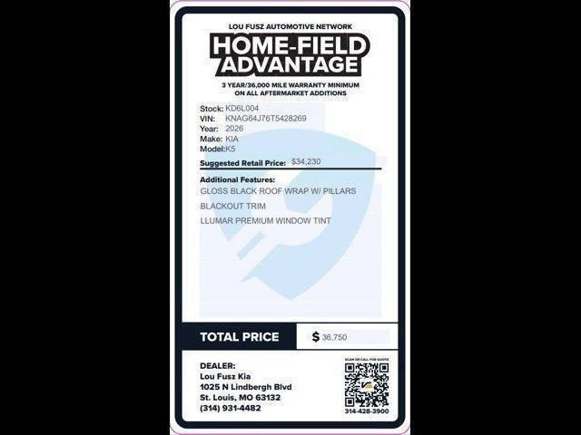 New 2026 Kia K5 GT-Line w/ GT-Line Premium Package image 2