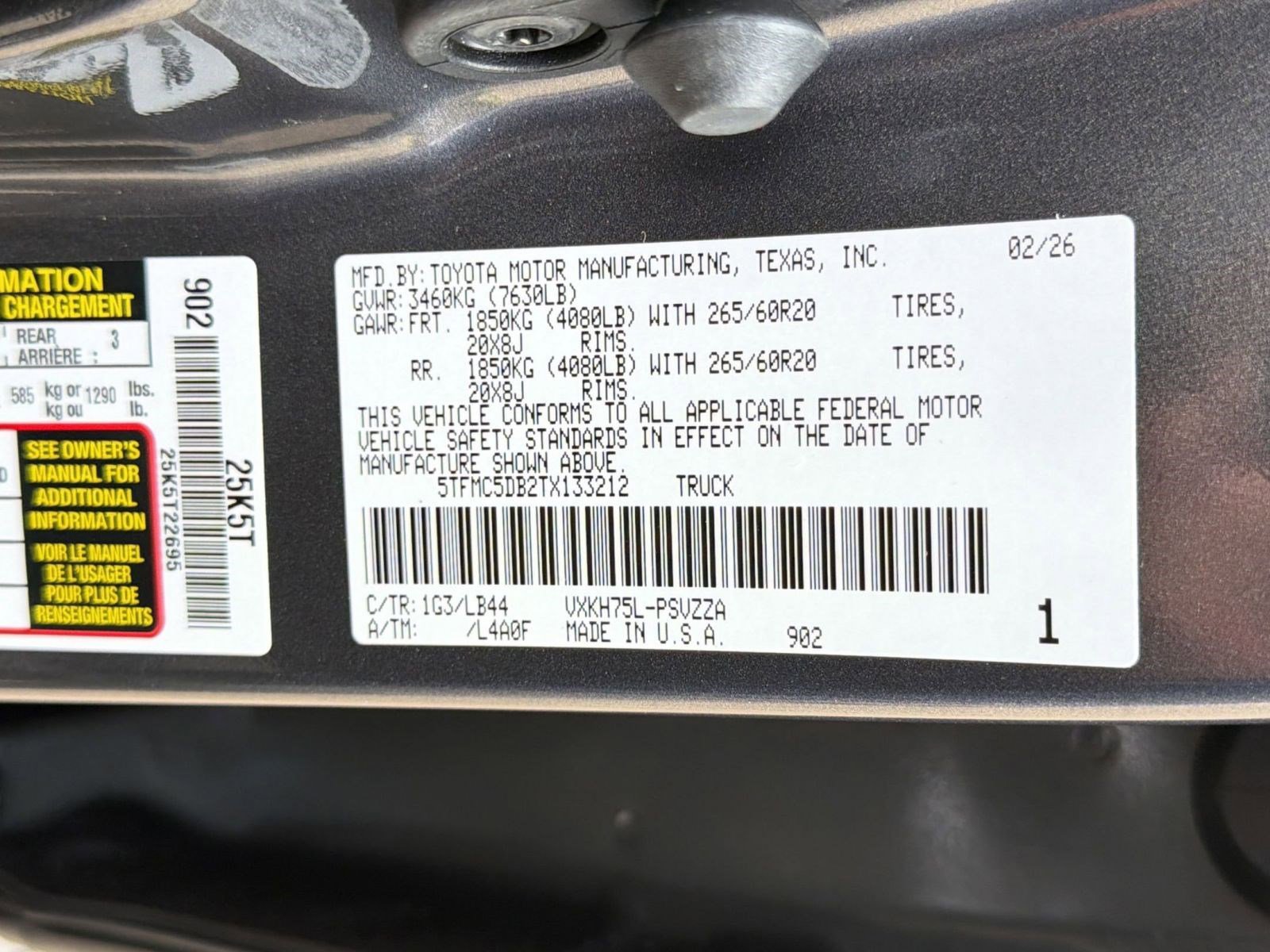 New 2026 Toyota Tundra 1794 Edition image 19