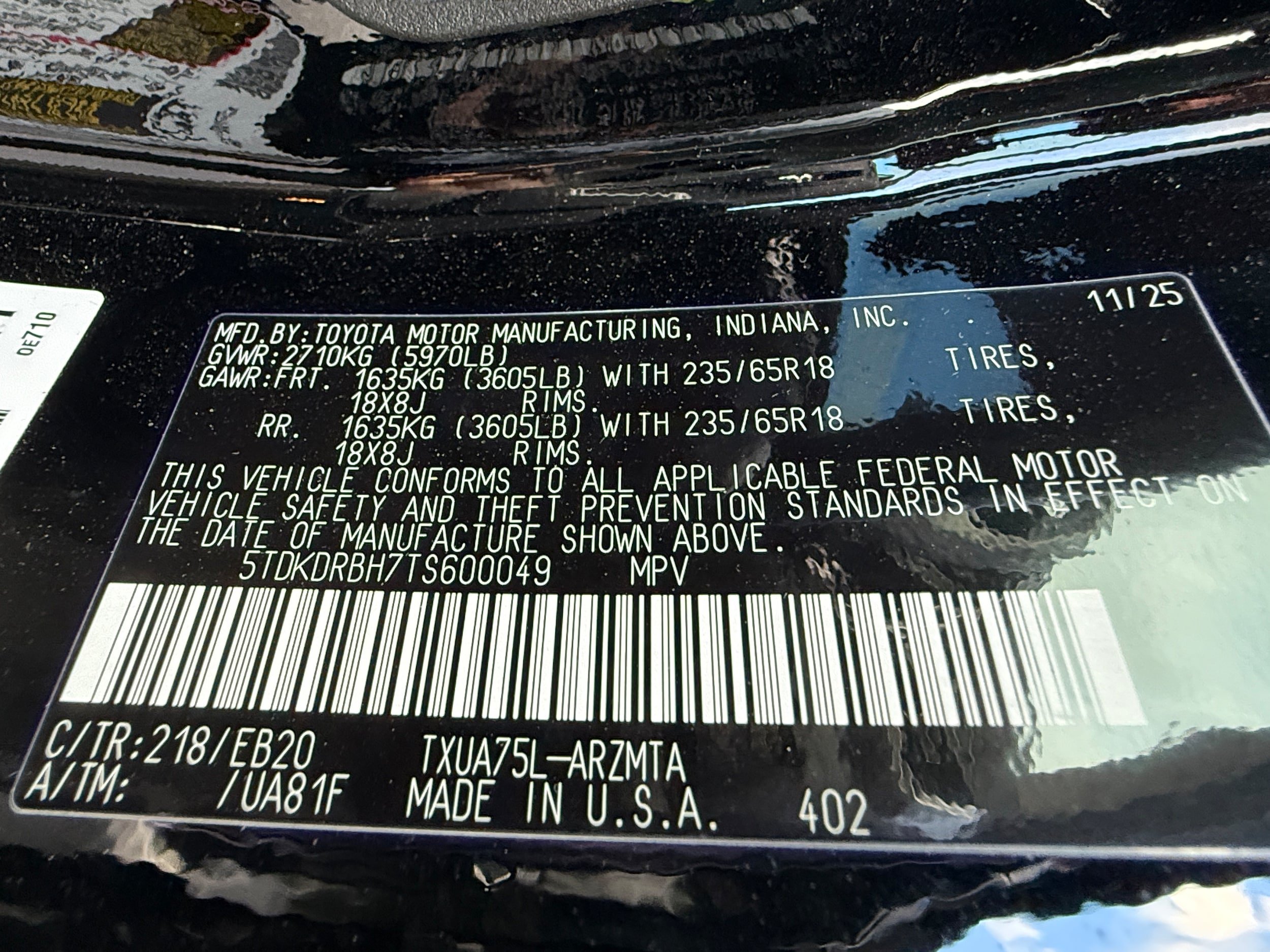 Certified 2026 Toyota Highlander XLE AWD/4WD image 44