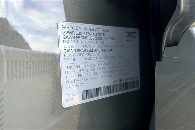 Certified 2021 Audi Q3 2.0T Premium Plus w/ Premium Plus Package image 34