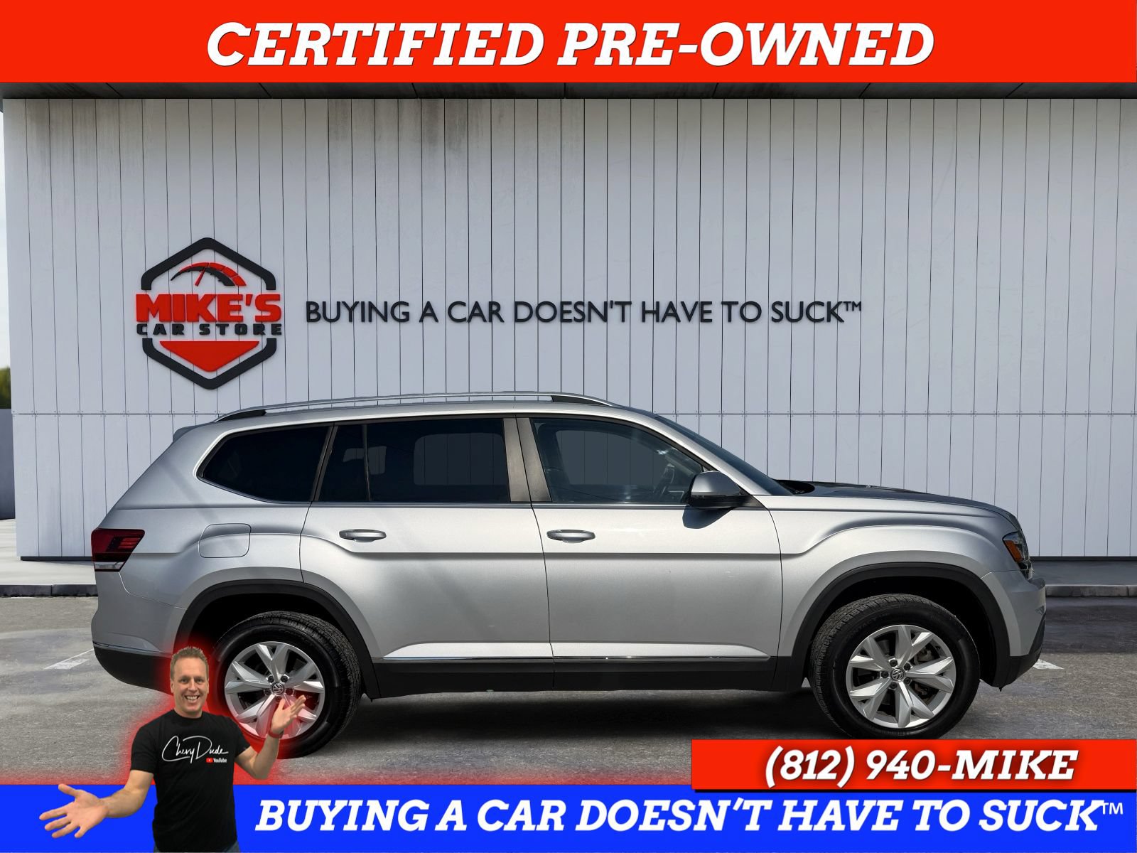 Used 2018 Volkswagen Atlas SEL AWD/4WD image 8
